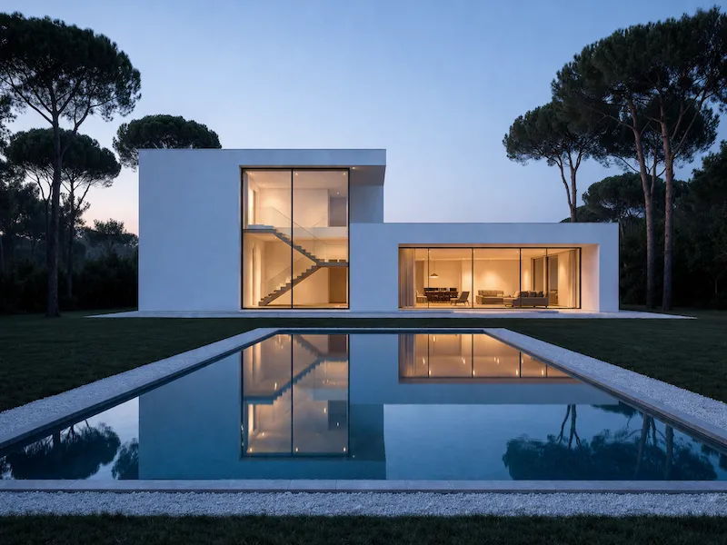 Villa de obra nueva con certificación Passivhaus en Sanlúcar de Barrameda, Cádiz 2023 — A2A Arquitectos